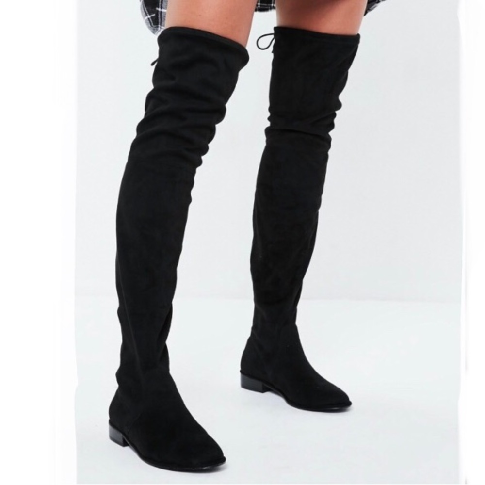 CHARLES DAVID BLACK GAMMON OVER THE KNEE TALL BOOTS NEAR NEW CONDITION SIZE 9